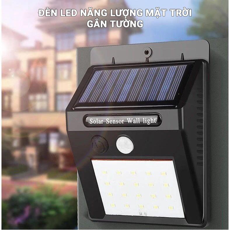 Đèn LED Thông Minh Cảm Biến Hồng Ngoại Tự Sáng - Dùng Năng Lượng Mặt Trời - Tiết Kiệm Điện - Bảo Hành 3 Tháng