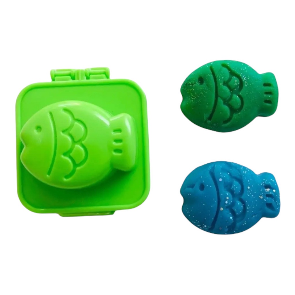 Khuôn 3D Cá chơi với đất nặn an toàn bột nặn TAKACOL