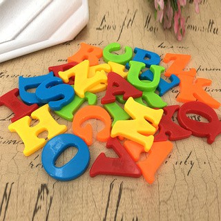 Bộ chữ và chữ số HYG Toys bằng nhựa có nam châm gắn tủ lạnh giáo dục sớm cho bé