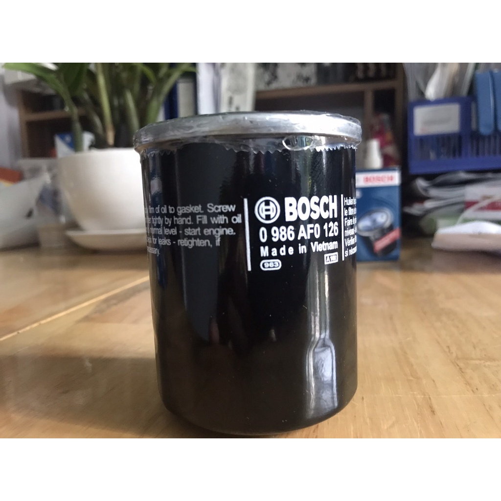 Lọc nhớt BOSCH Chính hãng cho Honda city, Accord 2.0, CRV, Jazz, Civic 1.8-2.0