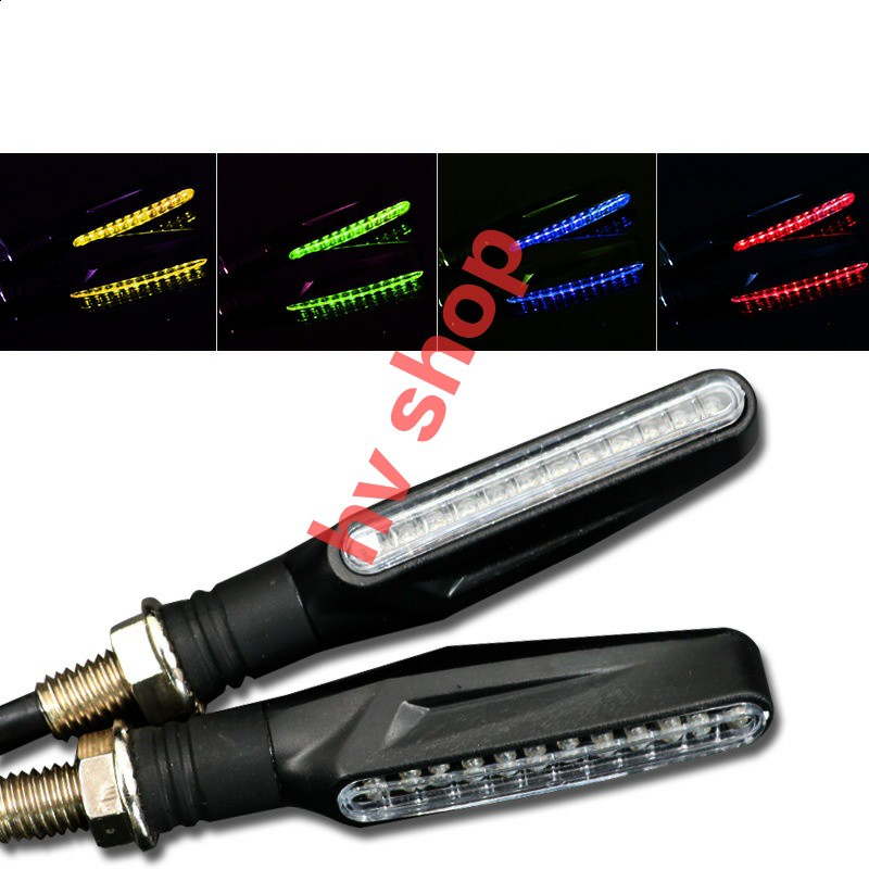 xi nhan xe may Bộ 2 Đèn Xi Nhan Hv shop Độ Xe Máy MOTOWOIF