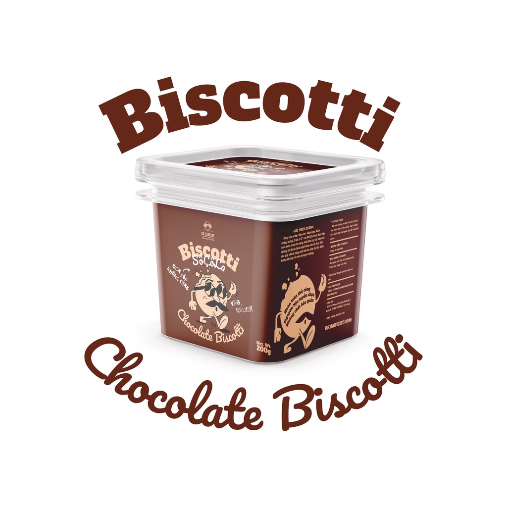 Bánh biscotti dk harvest 220g - bánh biscotti ăn kiêng - ảnh sản phẩm 2