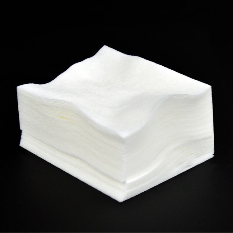 Bông cắt sẵn không tiệt trùng, bông lau phun xăm thẩm mỹ 7 x 6cm gói 1200 miếng