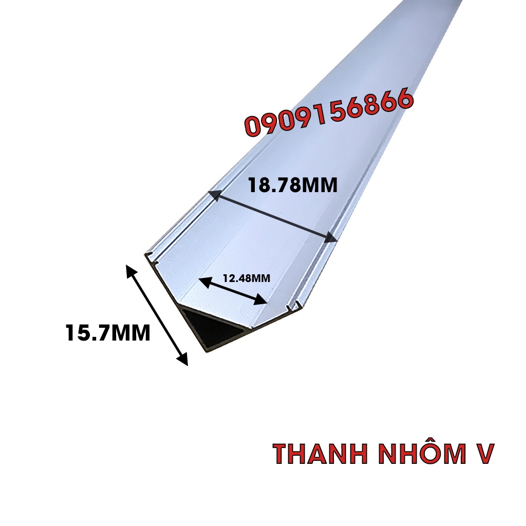 Bộ Thanh Nhôm V style - combo 5 thanh