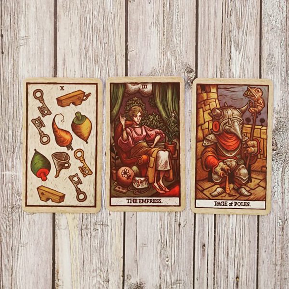 Bộ Bài Labyrinth Tarot 78 Lá Bài Tặng Đá Thanh Tẩy SB81