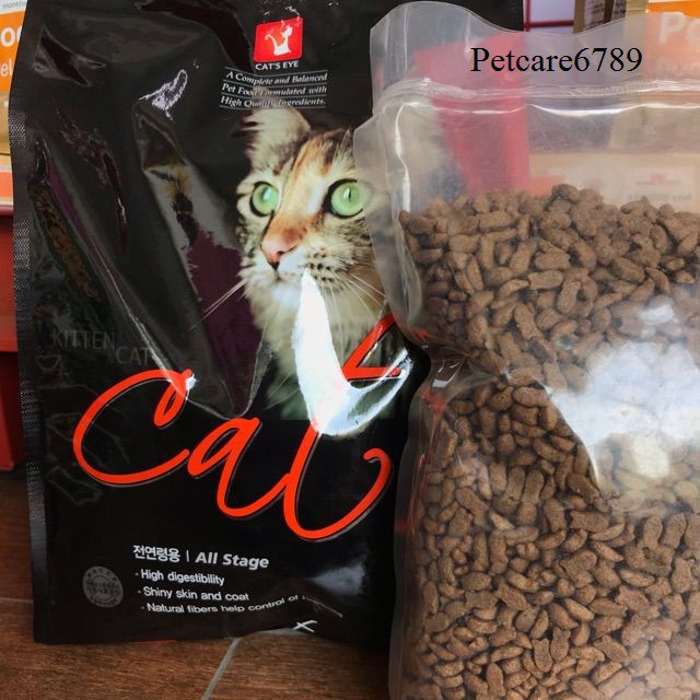 Thức ăn cho mèo Cat's Eye túi zip 1kg
