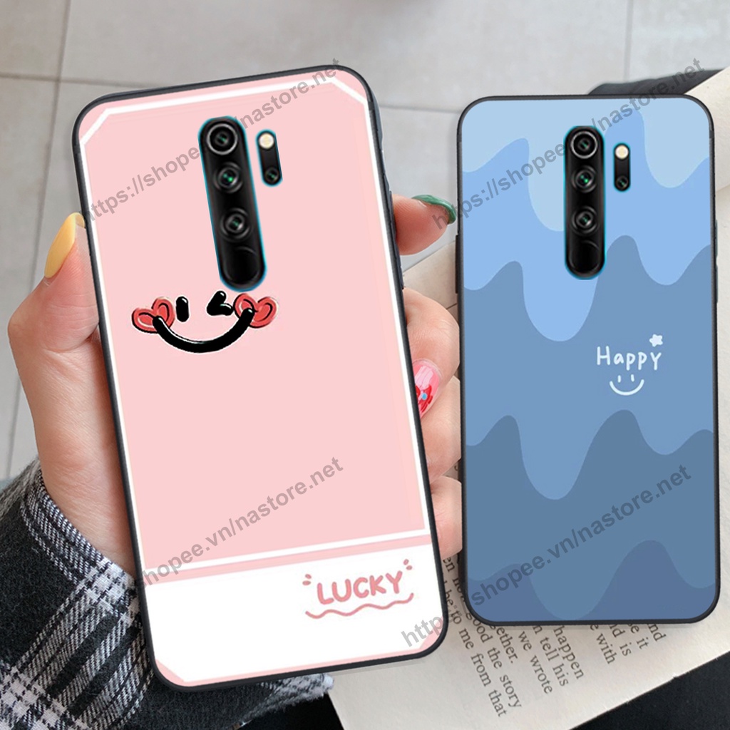 Ốp lưng Xiaomi Redmi 8 / Redmi Note 8 pro / Redmi 9 mặt cười, họa tiết caro đơn giản đẹp cute
