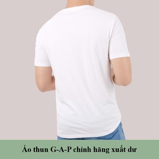 ÁO THUN NAM GAP CỔ TIM - TRẮNG