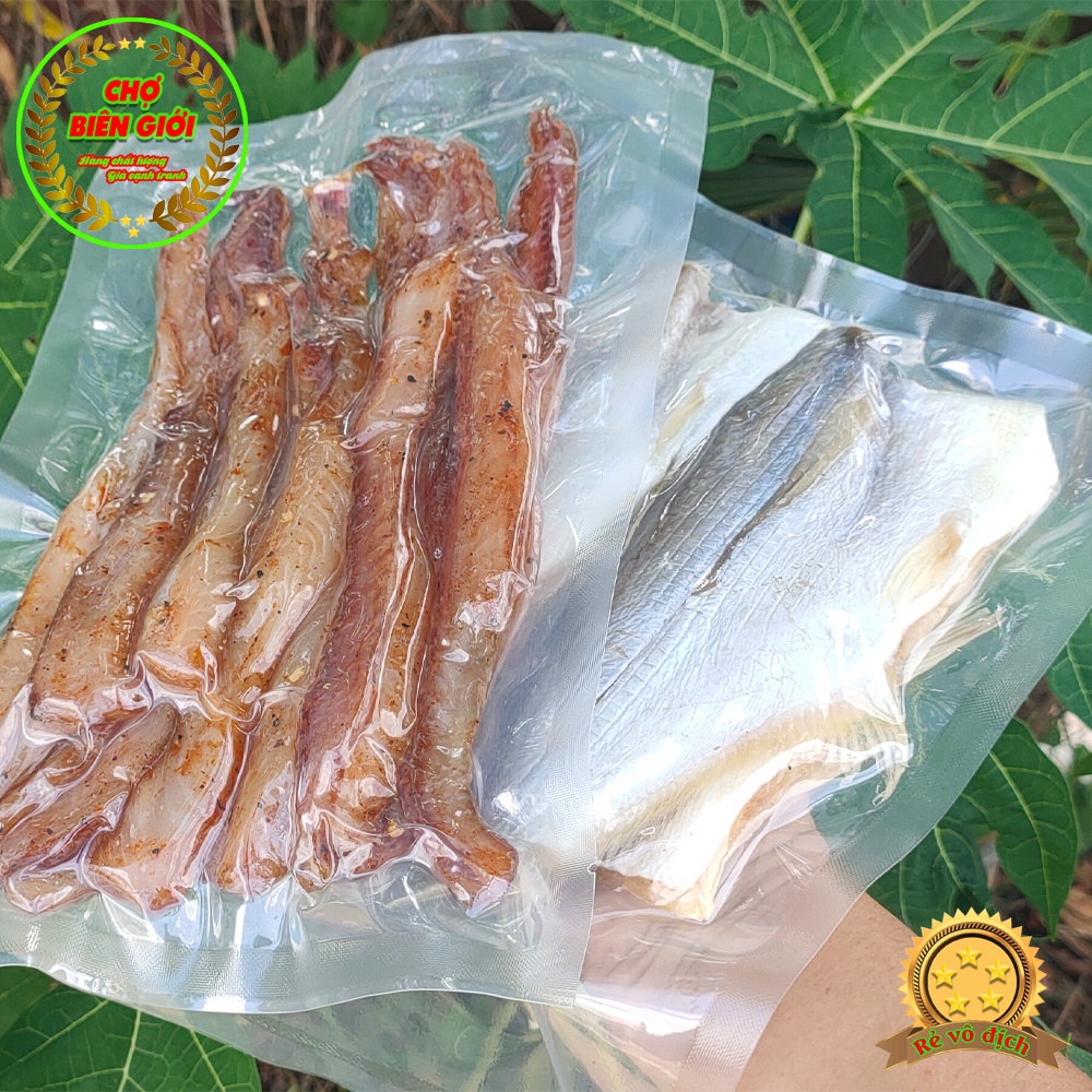 Khô Cá Dứa Nguyên Con 2 Nắng Ướp Vừa Ăn Loại 1 Thơm Ngon Gói 500gr