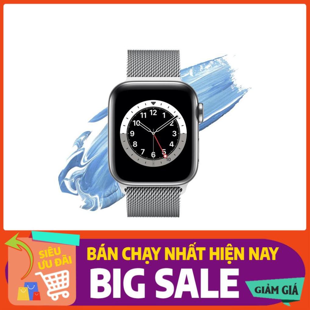 Apple Watch Series 6 Thép dây Milanese loop VNA ESIM 44mm chính hãng bảo hành 24 tháng tại Fan Táo