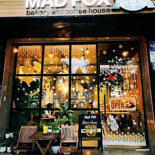 Biển 2 Mặt Đóng - Mở Cửa - Biển Close - Open Cho Quán Cafe