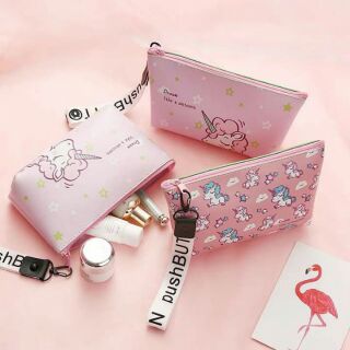 Túi mĩ phẩm ngưa unicorn.
