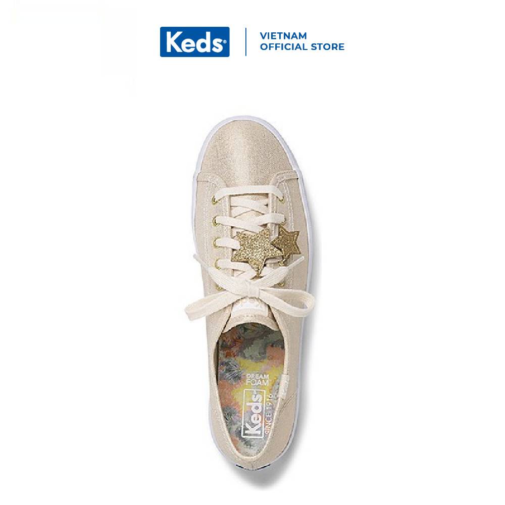 Giày Keds Nữ - Kickstart Glitter Star Gold - KD060085