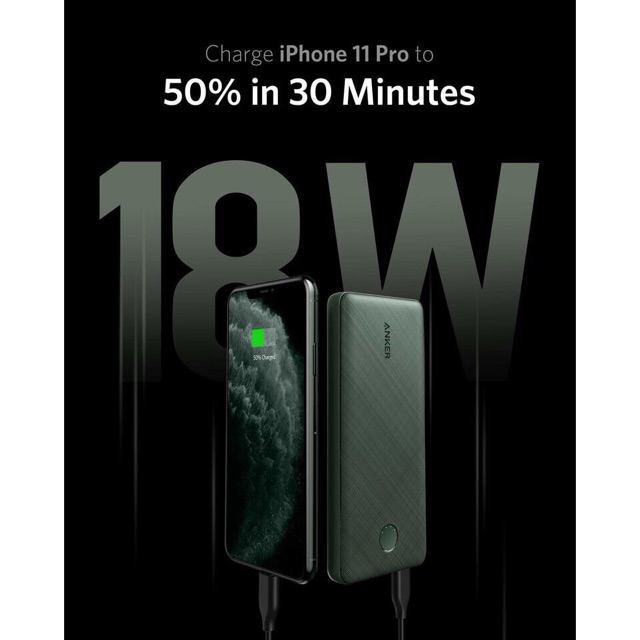 [Mã 55ELSALE1 giảm 7% đơn 300K] Sạc Dự Phòng Anker PowerCore Slim 10000 PD - A1231 (Bảo Hành 18T)