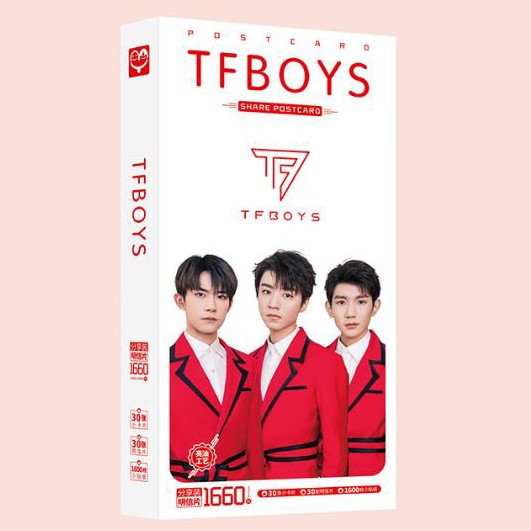 Hộp ảnh postcard Tfboys