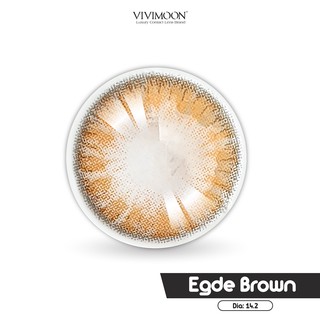 Kính áp tròng cận VIVIMOON, Lens cận Edge Brown 14.2 mm