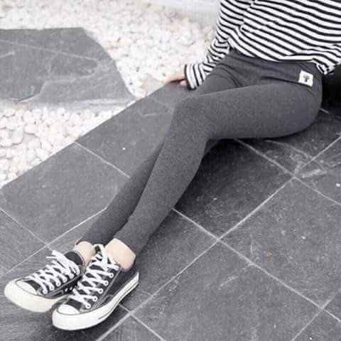 Quần nỉ lông nữ dáng legging siêu ấm