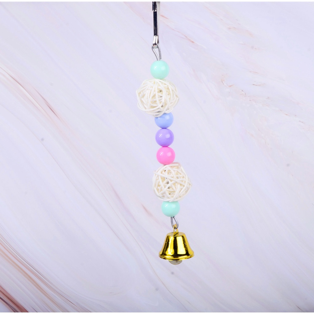 Vẹt chơi vẹt xích đu treo treo thang thang Leo thang hổ lồng chim Leo thang nhai đồ chơi