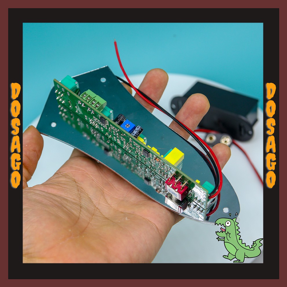 Pre Bass - Mạch pre chỉnh âm thanh cho đàn jazz bass Marcus Miller Auderez tùy biến