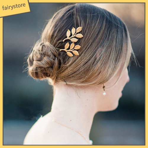 Kẹp tóc hình chiếc lá thời trang nữ tính