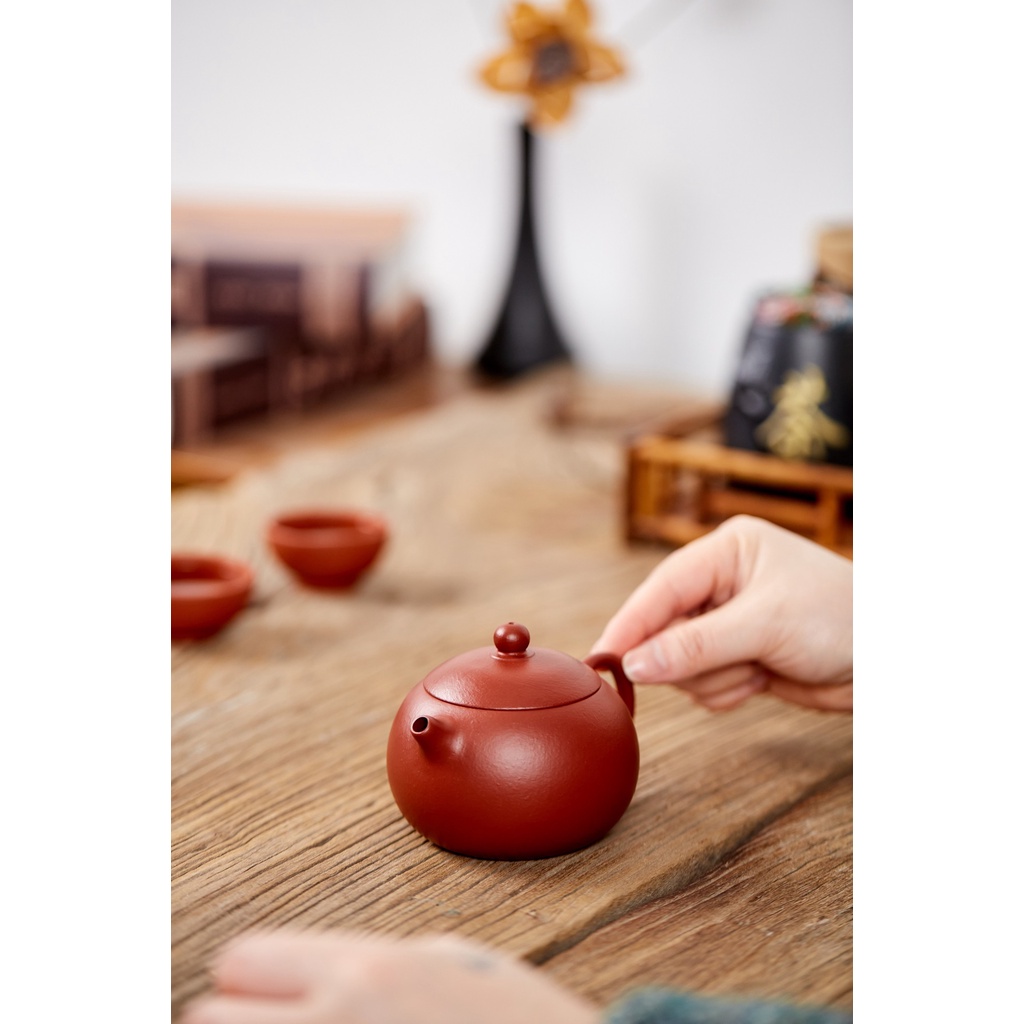 Ấm Tử Sa Nghi Hưng Tây Thi 230 ml (Trứu Bì Chu Nê Đại Hồng Bào)