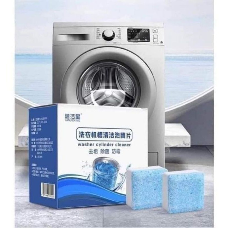 Combo 2 viên tẩy lồng máy giặt siêu sạch