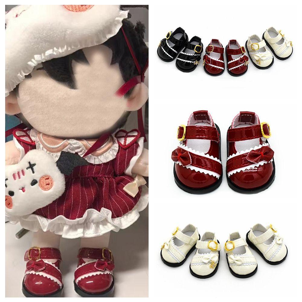 Giày Múa Bằng Da Thủ Công Dành Cho Búp Bê