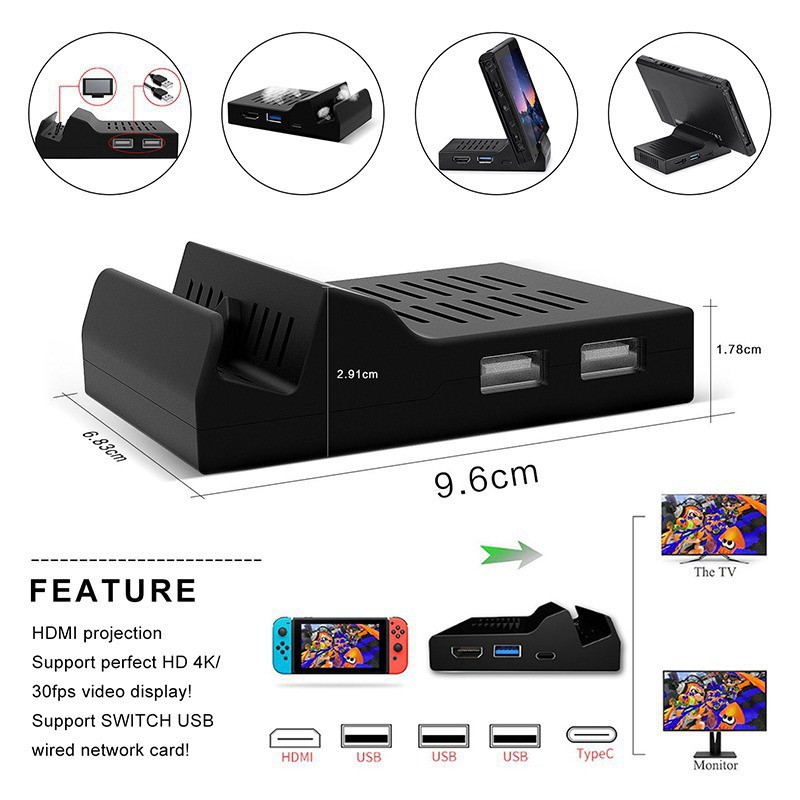 Giảm giá!Portable Replacement Dock Base With Electronic Chip Display Station