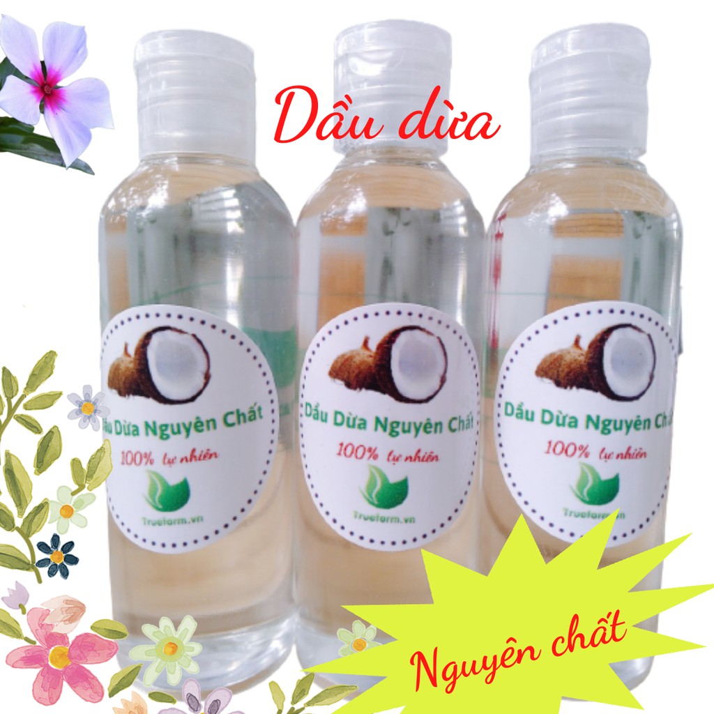 Dầu dừa nguyên chất Truefarm dưỡng da, dưỡng tóc