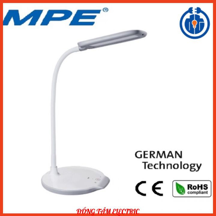 ⚡HÀNG CHÍNH HÃNG ⚡ĐÈN BÀN HỌC ĐỂ BÀN LED THÔNG MINH CAO CẤP 3 MÀU 6W MPE TL2-CÓ THỂ TĂNG GIẢM ĐỘ SÁNG- BẢO HÀNH 12 THÁNG