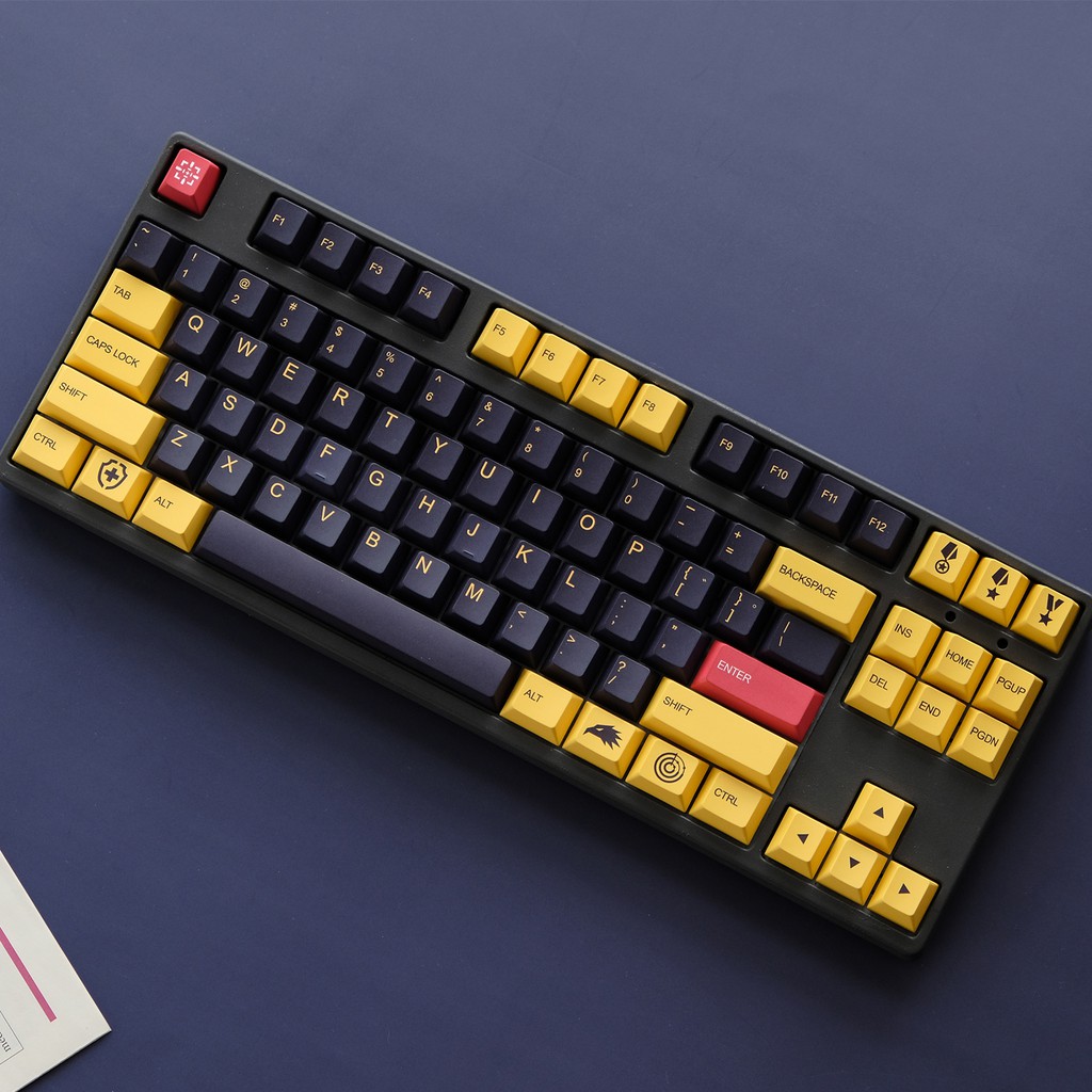 PBT keycap Cherry Profile 163 Phím cho Bàn phím cơ Cherry MX Switch Dye Thăng hoa US ANSI Layout Keycap