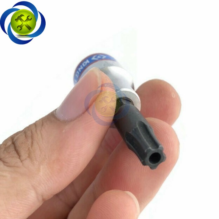 Đầu tuýp sao 5 cạnh có lỗ 3/8 size IPR40 Kingtony 302D40