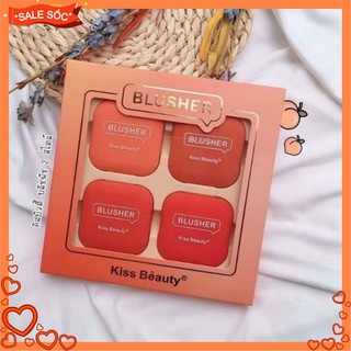Set 4 má hồng dạng phấn Kiss Beauty No. 83327-03A