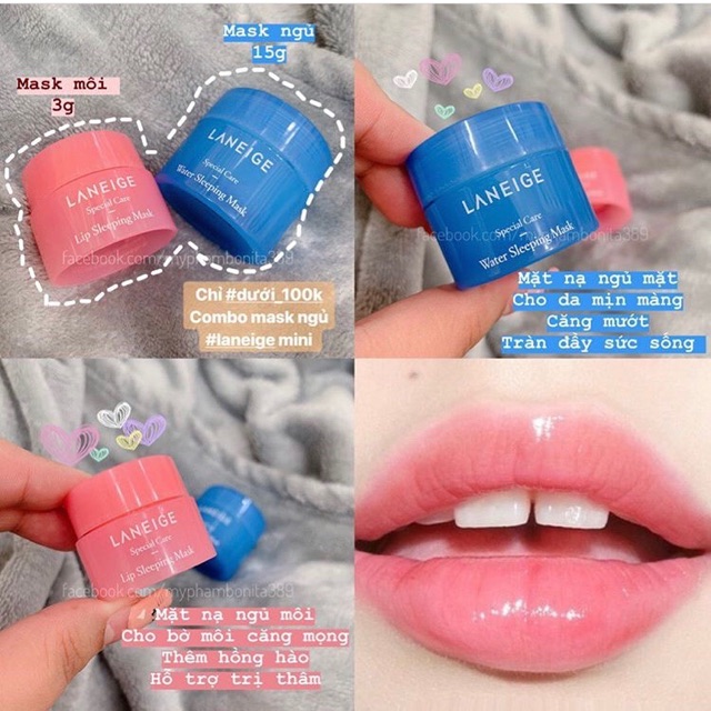 COMBO DƯỠNG ẨM LANEIGE MINI