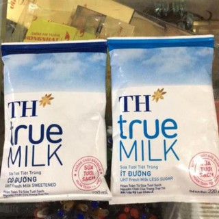 Sữa tươi th true milk túi 220ml