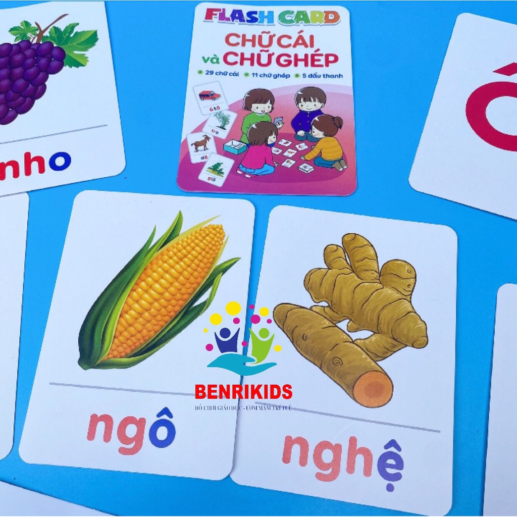 Thẻ Học Flashcard Cho Bé Học Chữ Cái Và Ghép Chữ Tiếng Việt Thông Minh,Đồ Chơi Giáo Dục Cho Bé Từ 2 Tuổi