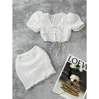 (BIGSIZE) Set váy + chân váy vải xốp