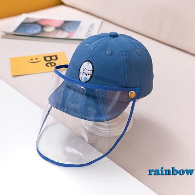 RAINBOW-Babies Detachable Protective Hat Universal Anti-fog Face Shield