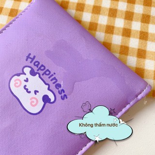 Túi Ví Vải Đựng Đồ Đa Năng (Đựng Giấy Tờ, Mỹ phẩm, đồ cá nhân) In Hoa Dễ Thương Túi Du Lịch Tiện Lợi