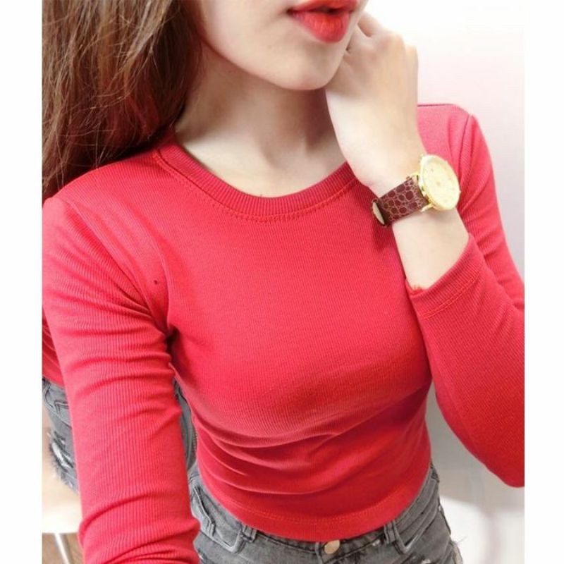 Áo Croptop Tay Dài Hàng Tận Xưởng - CH-CTD