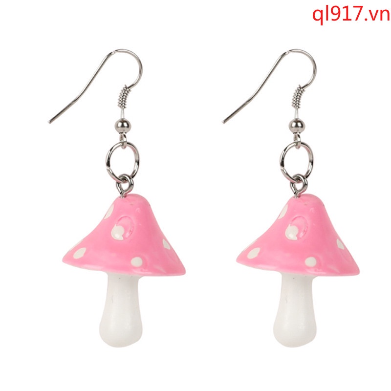 Khuyên Tai Hình Cây Nấm Thời Trang