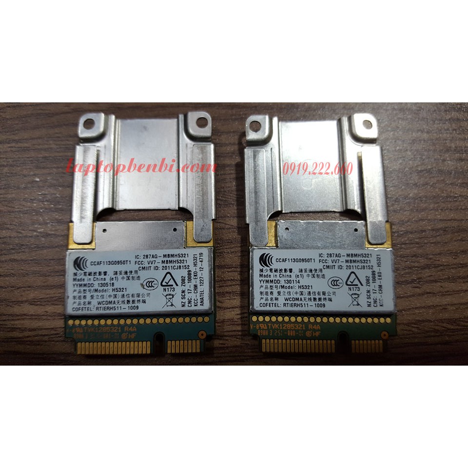Card WWAN Ericsson Lenovo H5321 Gobi3000 (FRU PN:04W3786) dùng cho X230,T430,T530,W530 | BigBuy360 - bigbuy360.vn
