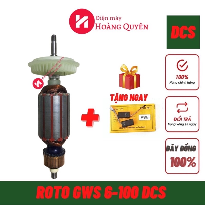 Roto Máy Mài Bosch GWS 6-100 Dây Đồng