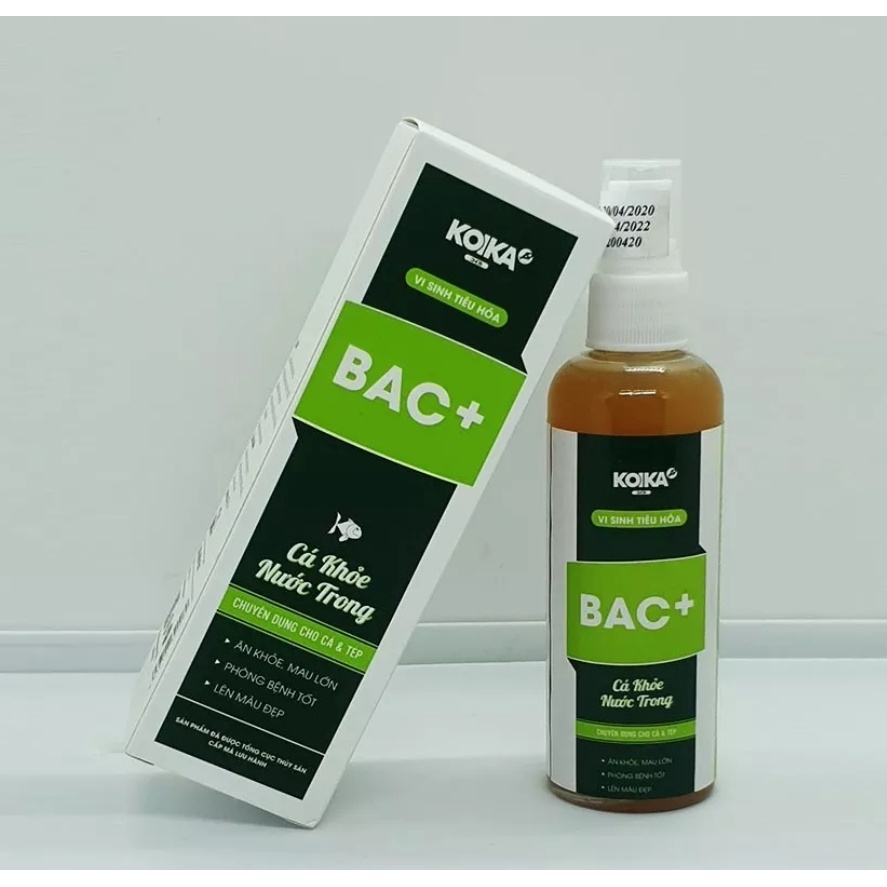 KoiKa BAC+ Vi Sinh TIÊU HÓA Cho CÁ Cảnh Và TÉP Cảnh Thủy Sinh