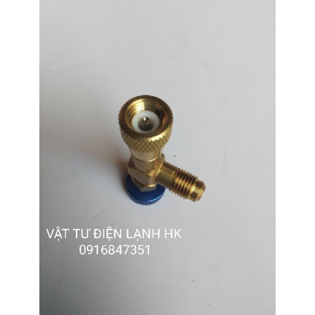 Van khóa chống bỏng Gas R22 đầu xanh