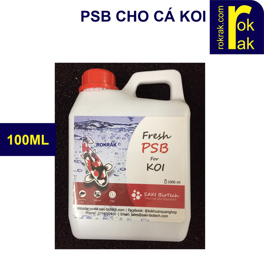 PSB vi khuẩn quang hợp Saki 1000ml chuyên dụng hồ cá Koi