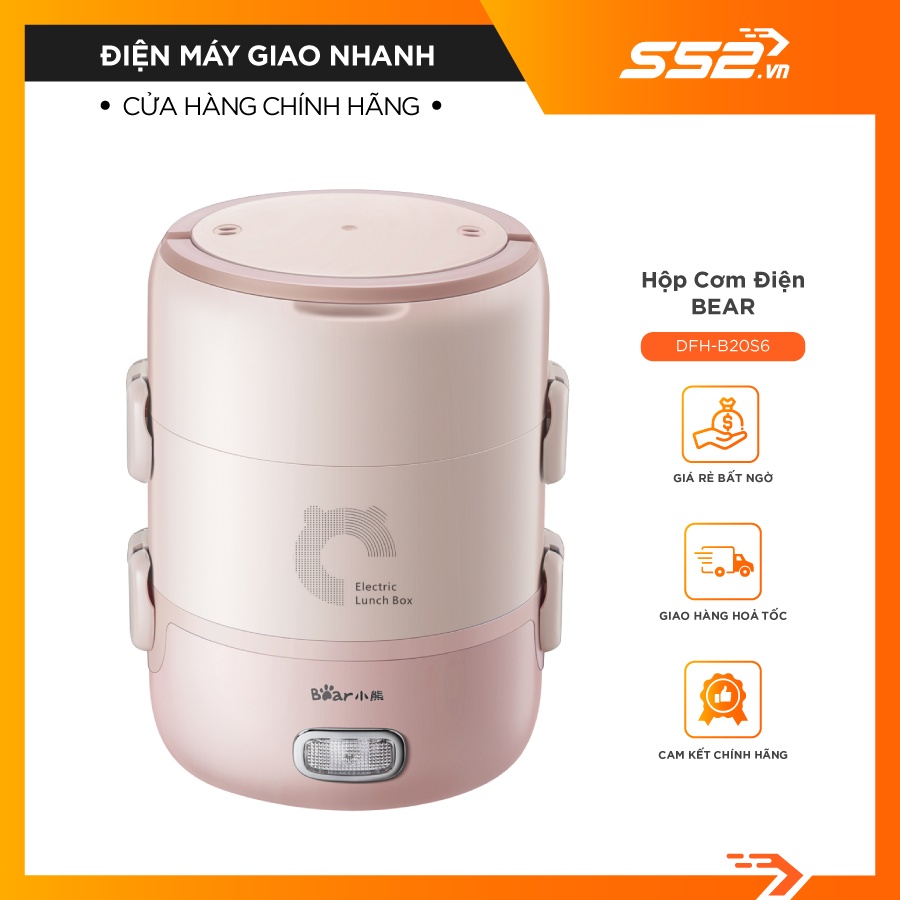 Hộp Cơm Điện Bear DFH-B20S6 - Hàng chính hãng