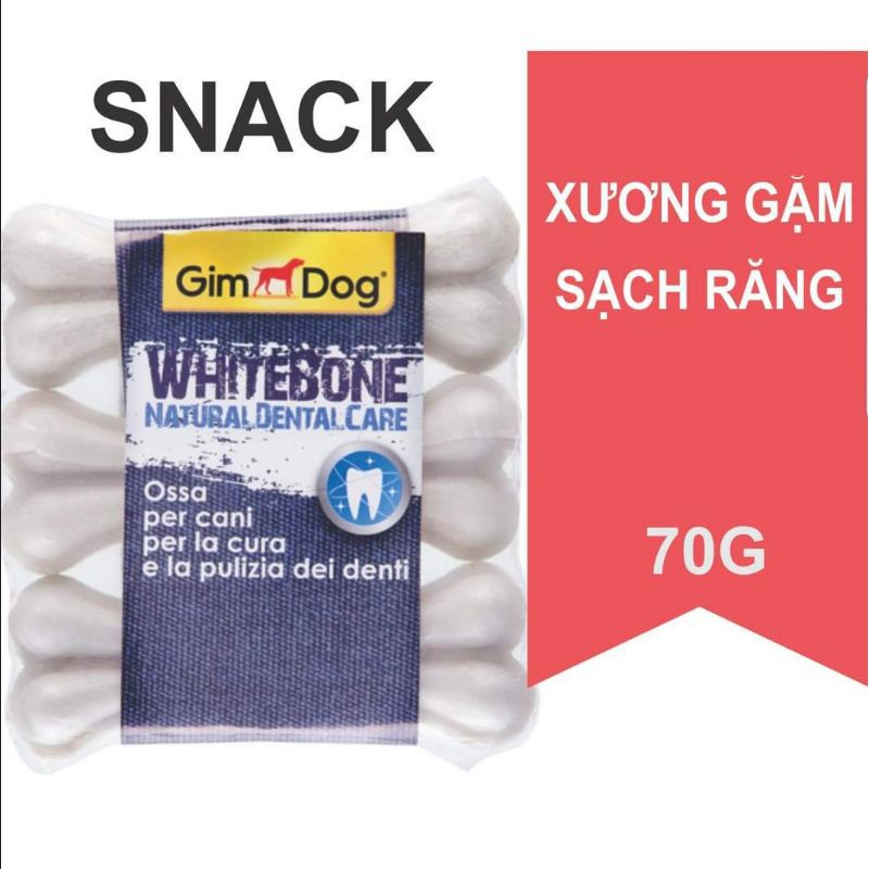 Xương gặm sạch răng miệng, ngừa mảng bám cao răng (GimDog, Đức)