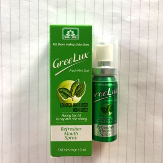 Nước xịt thơm miệng Green Lux