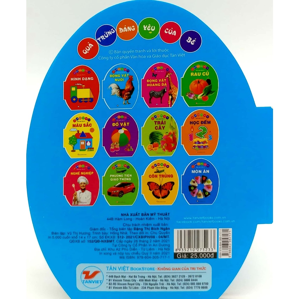Sách Quả Trứng Đáng Yêu Của Bé - Động Vật Nuôi